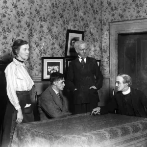 Print of a scene from The Master, Abbey Theatre production
