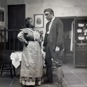 Scene from the play Mary-girl'starring Norman McKinnel as Ezna Scene from the play Mary-girl'starring Norman McKinnel as Ezna