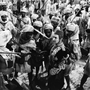Scene from the television adaptation of the play Gordon of Khartoum Scene from the television adaptation of the play Gordon of Khartoum