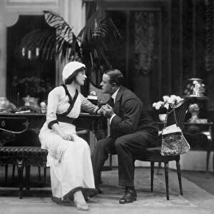 Scene from the theatre production of Ready Money at the New Theatre