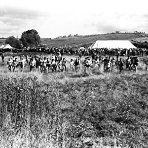 Scenes from the 1986 Alwinton Border Shepherds Show 12 October 1986 The fell race
