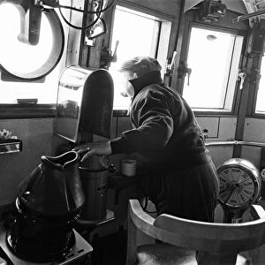 Scenes aboard Hull fishing trawler "Ross Orion"