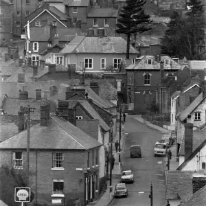 Scenes in Bishops Castle, Shropshire. 21st January 1964 Scenes in Bishops Castle, Shropshire. 21st January 1964