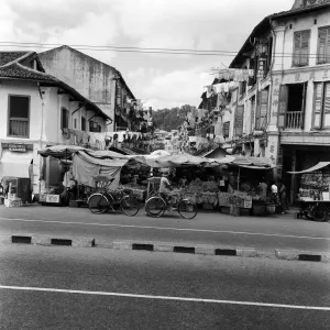 Scenes in Chinatown, Singapore Print