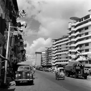 Print of Upper Hokien Street, Singapore