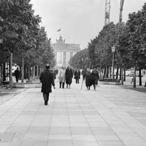 Scenes in East Berlin, four years after work began on the construction of the Berlin Wall Scenes in East Berlin, four years after work began on the construction of the Berlin Wall