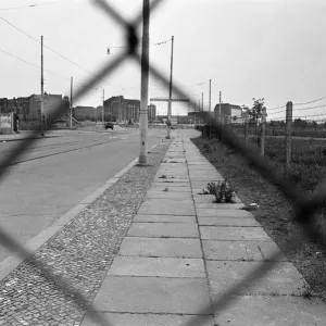 Scenes in East Berlin, four years after work began on the construction of the Berlin Wall Scenes in East Berlin, four years after work began on the construction of the Berlin Wall