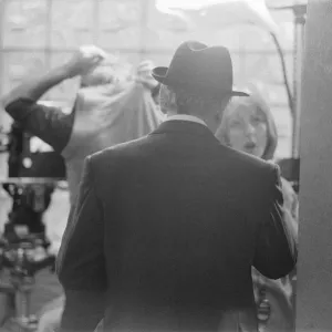 Behind the scenes filming of Minder, a British comedy drama TV Series set in the London Behind the scenes filming of Minder, a British comedy drama TV Series set in the London