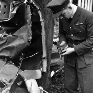 Scenes following a Nazi raid, England. April 1940 Scenes following a Nazi raid, England. April 1940