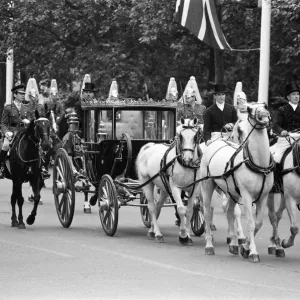Scenes of great activity in The Mall as a rehearsal for the Royal Wedding takes place Scenes of great activity in The Mall as a rehearsal for the Royal Wedding takes place