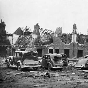 Scenes in Hull, the most severely damaged British city or town during the Second World