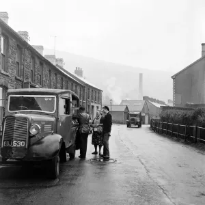 Wattstown Scene, 1st March 1954 Print Wattstown Scene, 1st March 1954 Print