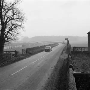 Scenes at Westerham Hill, Kent. 9th January 1964 Scenes at Westerham Hill, Kent. 9th January 1964