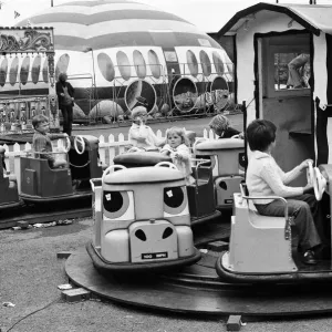 Weymouth Fairground Scenes Print, 1977
