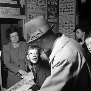 School boys at the 1948 Model Engineer Exhibition at Seymour Hall, London School boys at the 1948 Model Engineer Exhibition at Seymour Hall, London