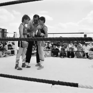 School Carnival Print, Ashmead School, Reading 1985