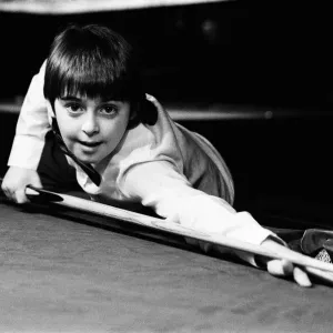 Schoolboy Ronnie O Sullivan, aged ten, is already beating grown men in club