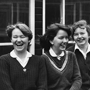 Schoolchildren at Ellergreen Comprehensive School, Norris Green, Liverpool