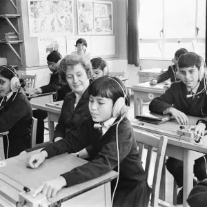 Schoolchildren in Language Class at Pestalozzi Village for Children in Sedlescombe Schoolchildren in Language Class at Pestalozzi Village for Children in Sedlescombe