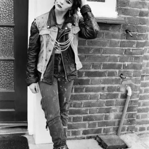 Schoolgirl Laura Goldsmith transforms into a punk rocker. 18th December 1980