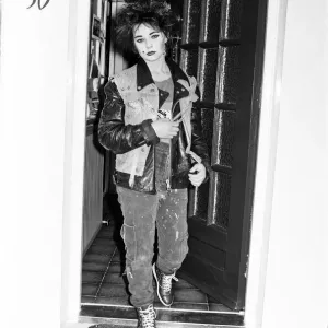 Schoolgirl Laura Goldsmith transforms into a punk rocker. 18th December 1980