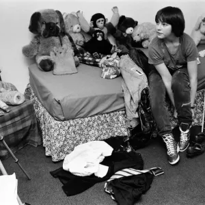Schoolgirl Laura Goldsmith transforms into a punk rocker. 18th December 1980