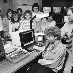 Schoolgirls are logging into a career in computers, thanks to a course organised by Schoolgirls are logging into a career in computers, thanks to a course organised by