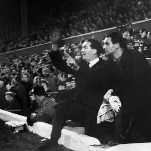 Jock Stein and Walter McCrae at Hampden Park Print 1965 Jock Stein and Walter McCrae at Hampden Park Print 1965