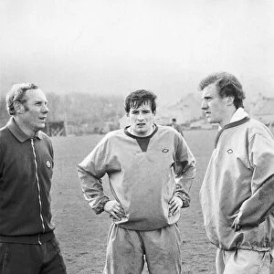 Scotland team manager Bobby Brown pictured during a training session with John O