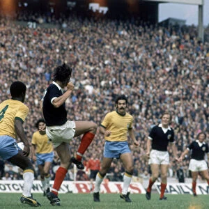 Scotland v Brazil, International friendly at Hampden Park, Glasgow, 30th June 1973
