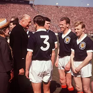 Scotland versus England 1962 Football International at Hampden Duke of