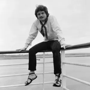 Scott McKenzie, American singer and songwriter, just arrived from New York