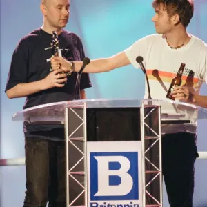Irvine Welsh and Damon Albarn Print, 24th February 1997 Irvine Welsh and Damon Albarn Print, 24th February 1997