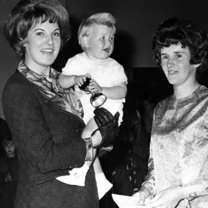 Moira Anderson with Ian Graham, Dalmellington 1968 Print