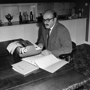 Screenwriter Talbot Rothwell. 6th November 1968 Screenwriter Talbot Rothwell. 6th November 1968