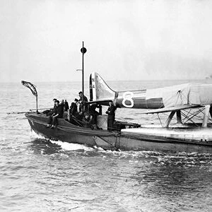 One of the sea planes which will take part in the Schneider Trophy race