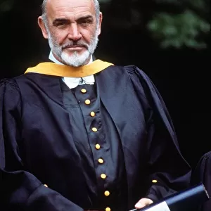 Sean Connery actor receives an Honorary Degree from St Andrews University Scotland