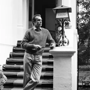Sean Connery pictured at his new house in Acton. The house was once a Convent