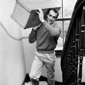 Sean Connery pictured at his new house in Acton. The house was once a Convent