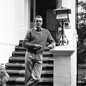 Sean Connery pictured at his new house in Acton. The house was once a Convent