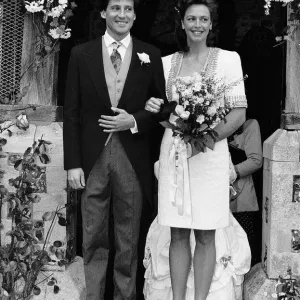 Sebastian Coe Athlete With His Wife Nicola At The Blessing Of Their Wedding At All Sebastian Coe Athlete With His Wife Nicola At The Blessing Of Their Wedding At All