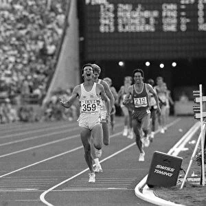 Sebastian Coe Los Angeles Olympic Games August 1984