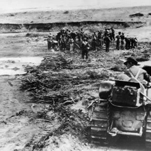 Second World War, North Africa Campaign. Mareth Line, Tunisia. April 1943