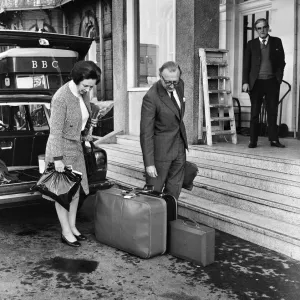 Secretary of State for Defence Lord Carrington arrives with his wife Lady Carrington Secretary of State for Defence Lord Carrington arrives with his wife Lady Carrington