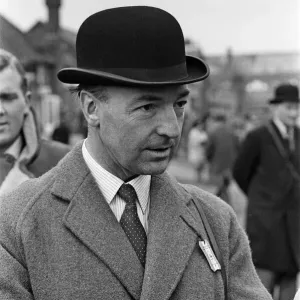 Secretary of State for War John Profumo at Sandown Park Racecourse. 22nd March 1963 Secretary of State for War John Profumo at Sandown Park Racecourse. 22nd March 1963