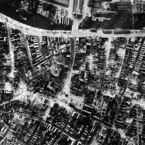 Lubeck Centre Print, 28/29 March 1942 Lubeck Centre Print, 28/29 March 1942