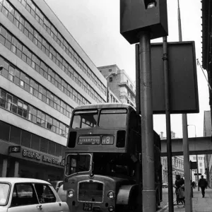 The seeing eye in James Street, Liverpool, which scans the junction of James Street The seeing eye in James Street, Liverpool, which scans the junction of James Street