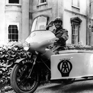 as Senior Patrol Len Wych, on motorbike in the 1950s?