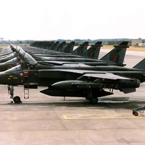 Sepecat Jaguar GR1 Print: RAF Coltishall Aircraft Lineup