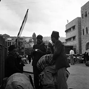 A series of pictures on the conflict in Palestine. Circa 1948